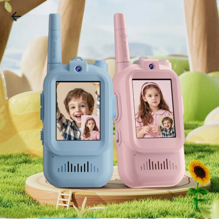 Rechargeable Kids Video Walkie Talkie 2 Pcs