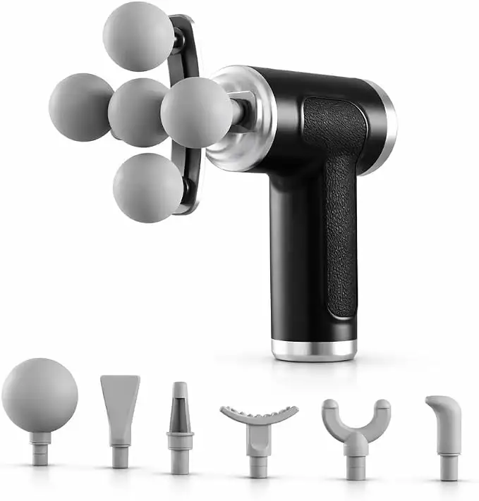 Massage Gun Body Massager With 5 Heads