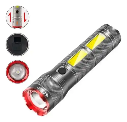 Rechargeable Torch Aluminum Alloy Body X03